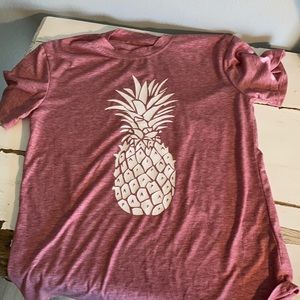 Pink/White women’s pineapple shirt